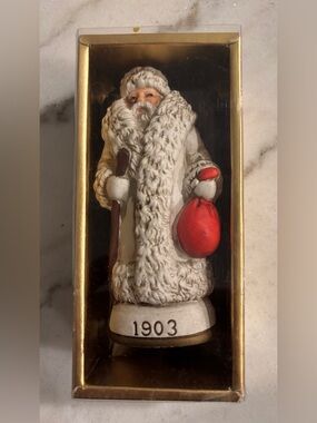 Vintage Santa Figurines around the country